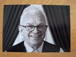 Bundesrat Leon Schlumpf Autogramm original