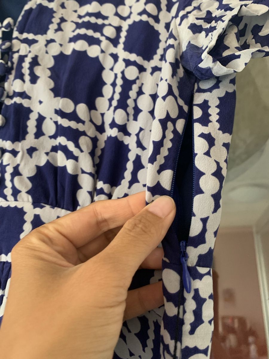 Marc Jacobs Kleider: Robe d'été Marc Jacobs, taille 6, bleu et blanche – Gebraucht aus Lausanne von EliseH 4