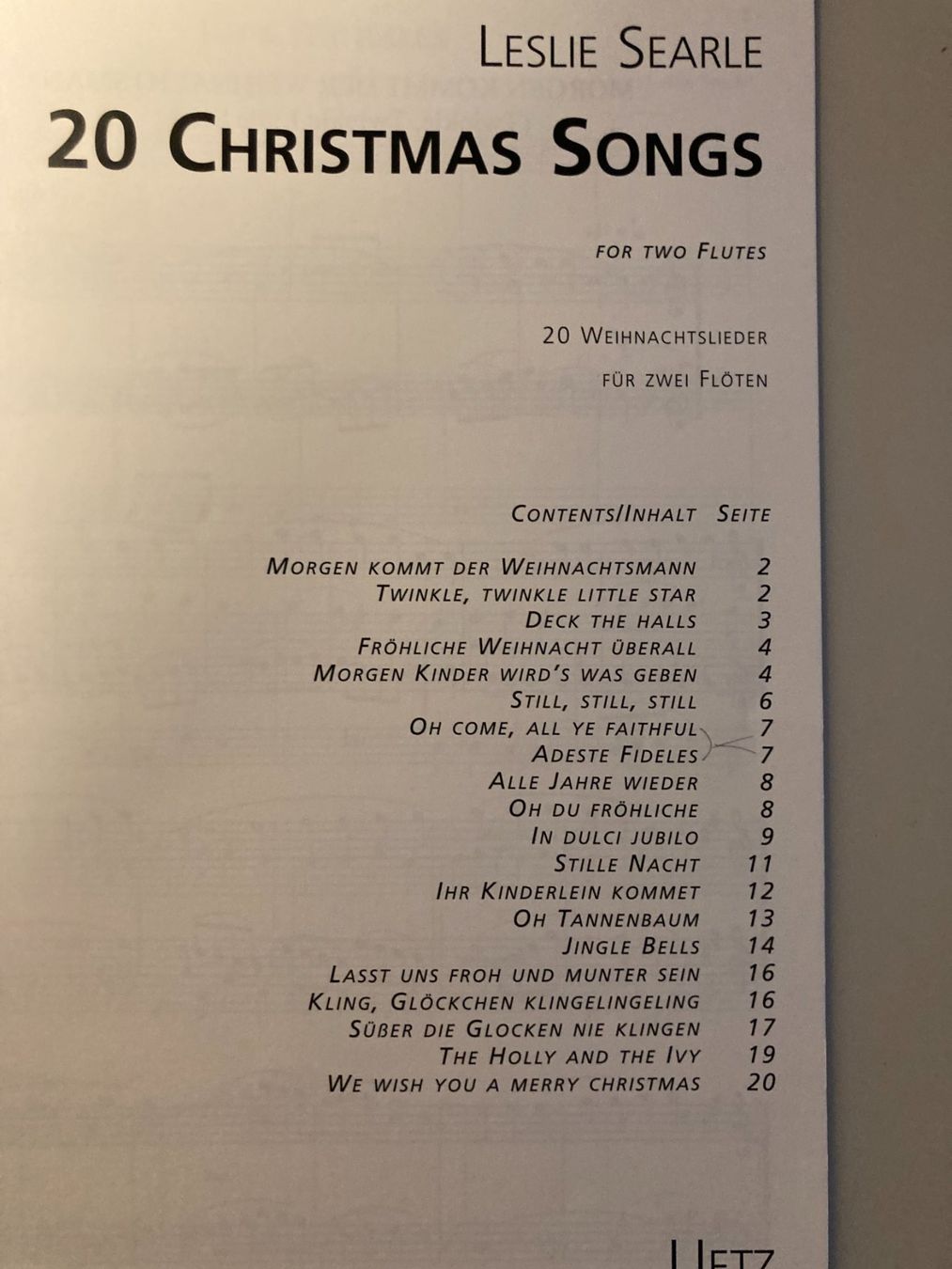Strumenti musicali: 20 Christmas Songs – Usato da Bilten venduto da Phirsch 1
