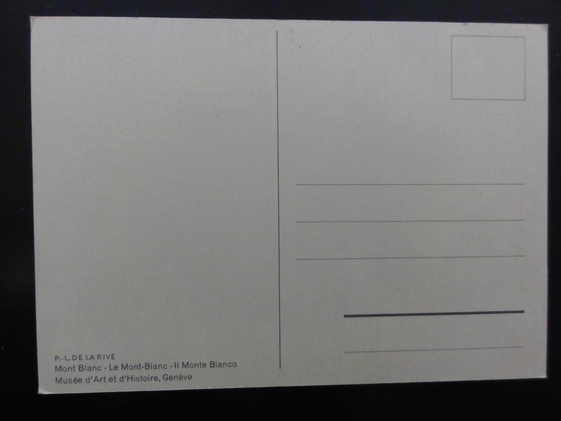 Cartoline postali: Antike Postkarte Mont Blanc – Nuovo (secondo la descrizione) da Abtwil SG venduto da mutts1 1