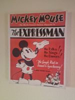 Mickey Mouse The Expressman Bild! - Walt Disney Rarität!