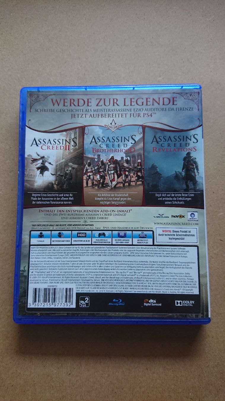 Giochi: Assassin's Creed: The Ezio Collection - PS4 - – Usato da Chur venduto da FreakofRarity 1