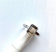 Ring Rauchquarz eckig Baguette 925 Silber 54
