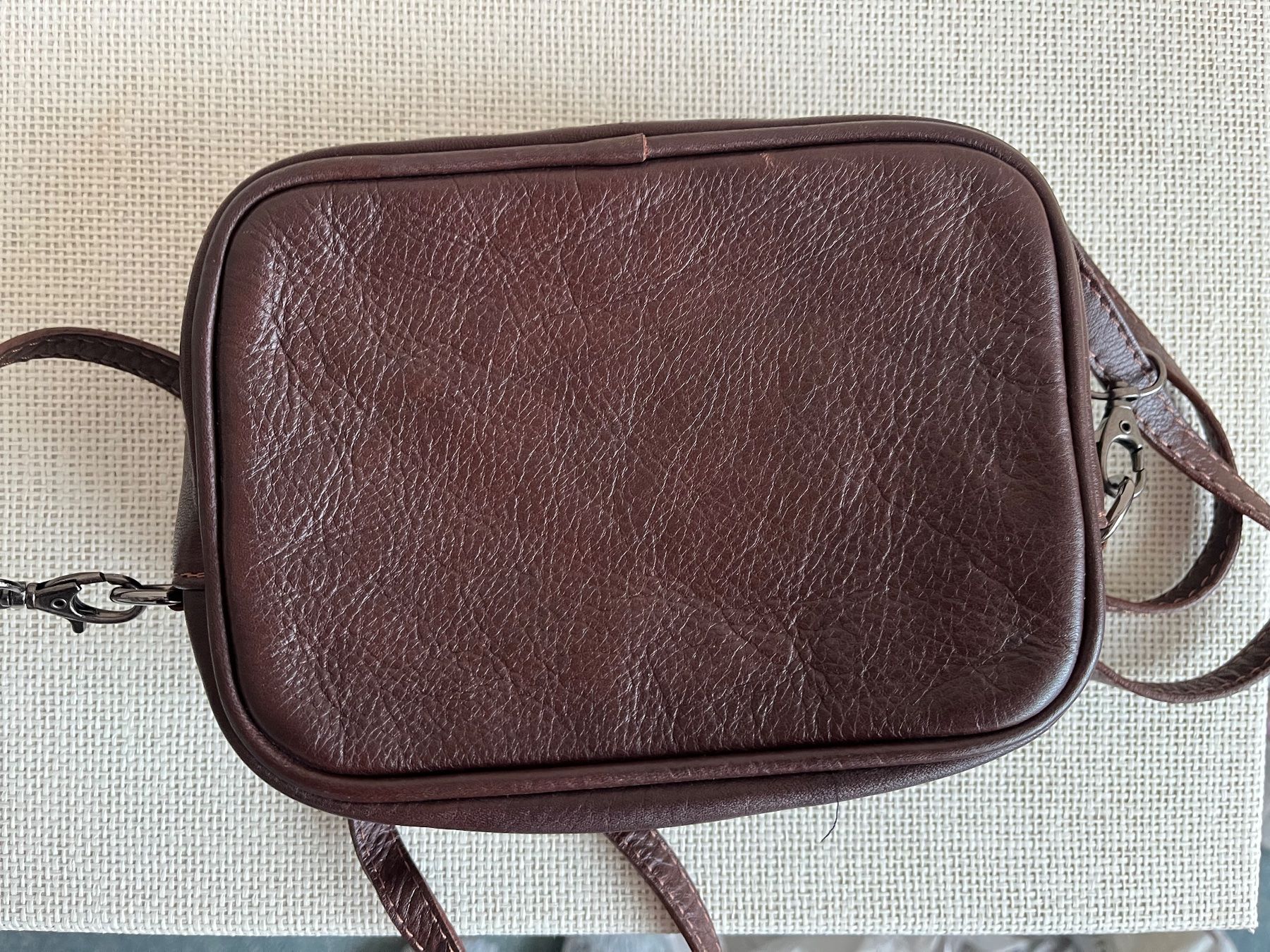 Vera Pelle Borse da donna: Echte hochwertige Ledertasche klein braun. NP 95.- – Usato da Frauenfeld venduto da Andadaa 2