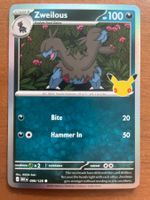 Pokemon Zweilous Holo 30 Jahre (Versand gratis)