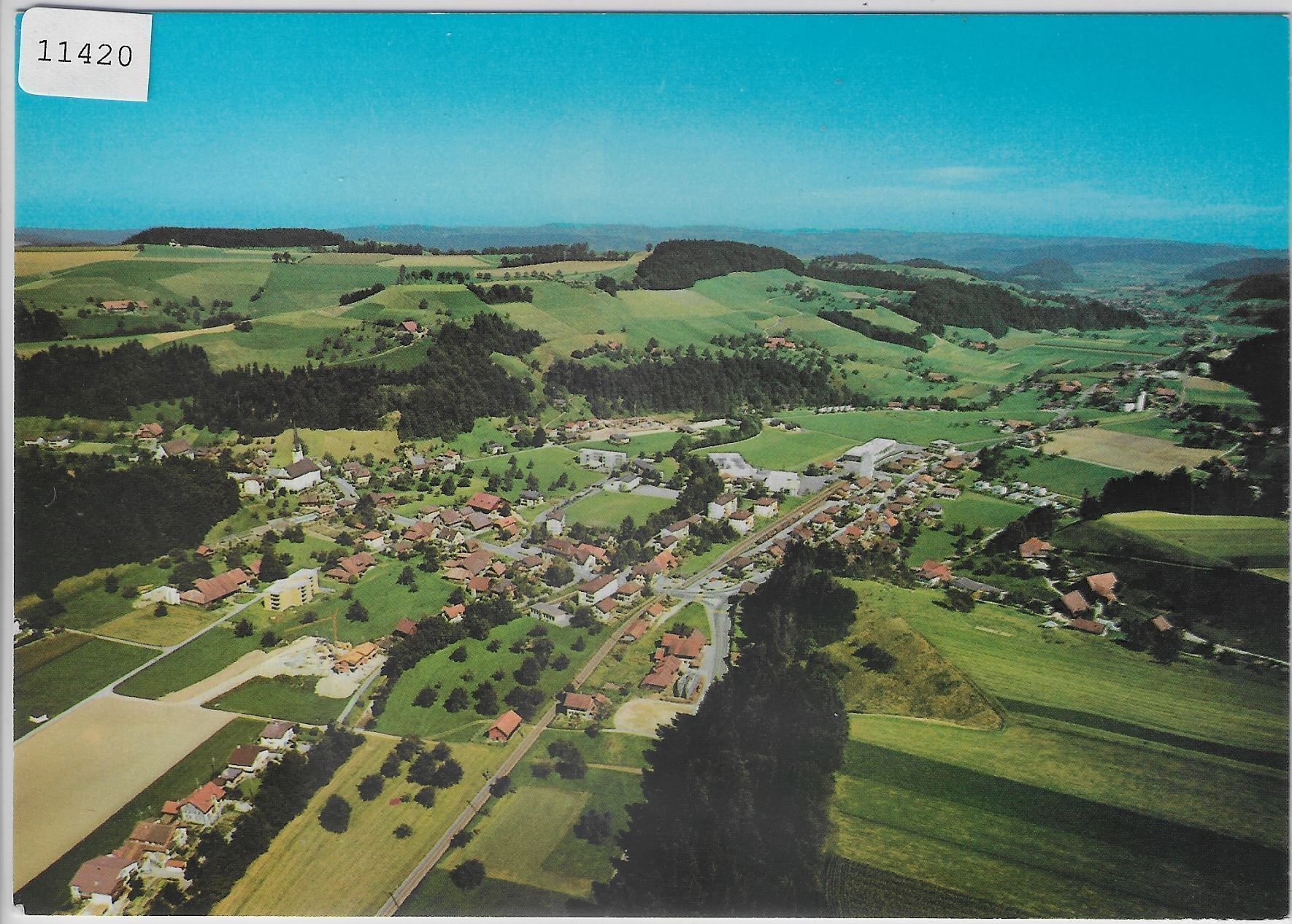 Cartoline postali: Flugaufnahme Zell LU – Antico da Ettingen venduto da Kartenplanet