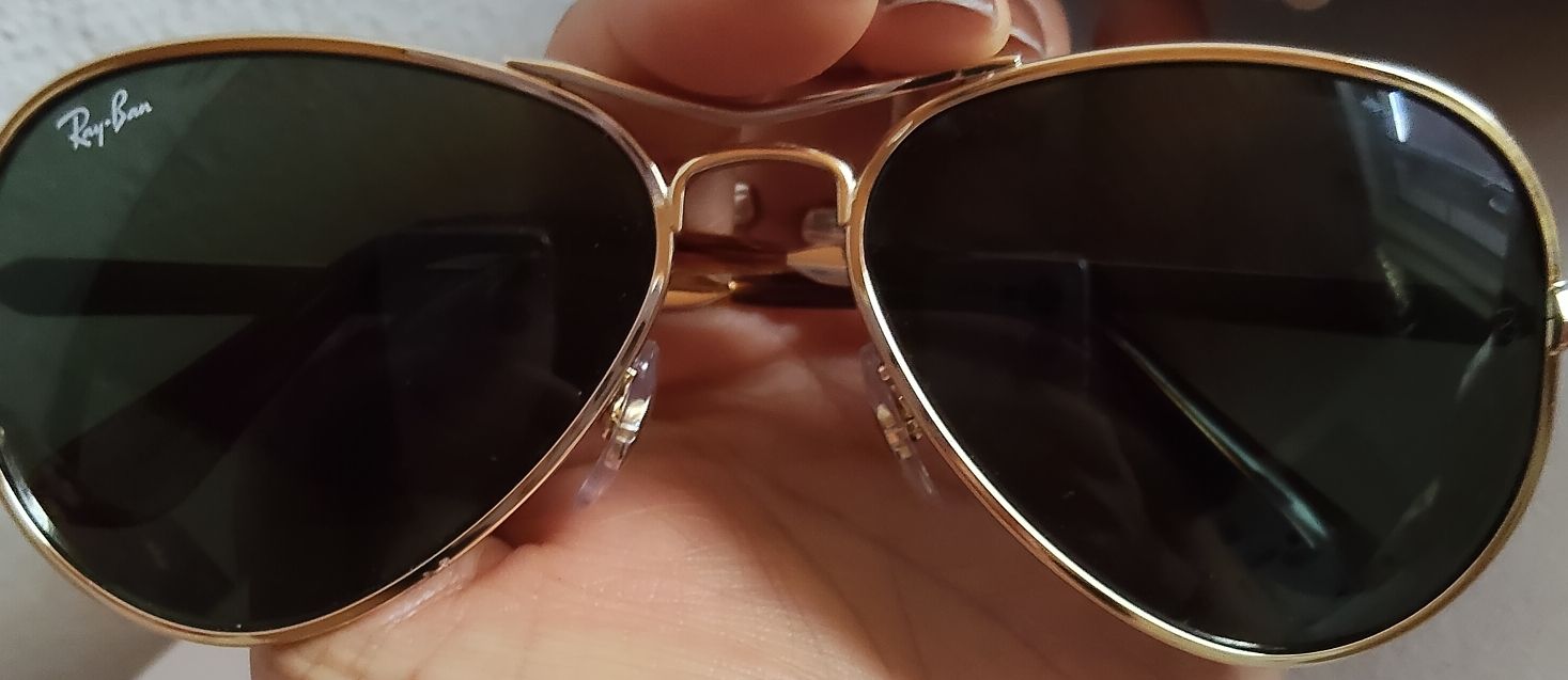 Ray-Ban Occhiali & Lenti: Sonnenbrille Ray-Ban Aviator Gold Gebraucht – Usato da Wil SG venduto da Peachy
