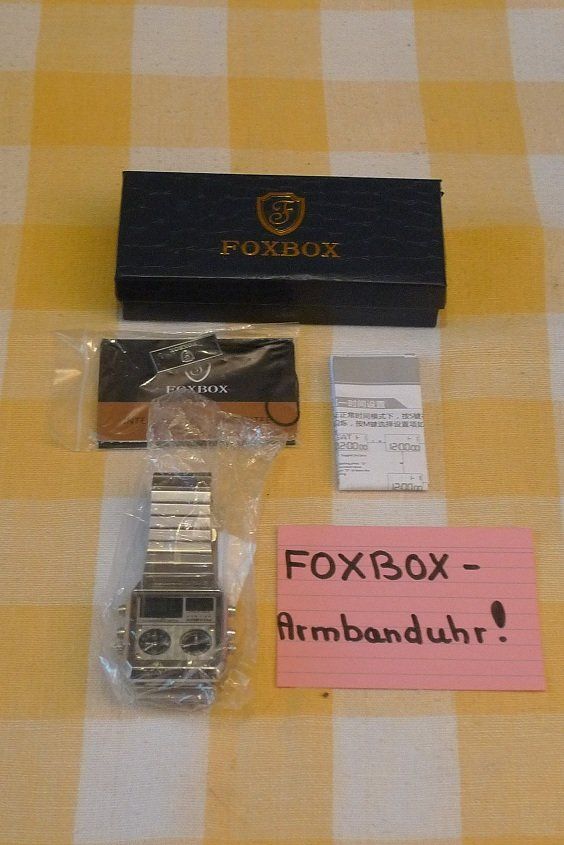 Orologi: FOXBOX-Armbanduhr! – Nuovo e nell'imballaggio originale da Bern venduto da bn1640