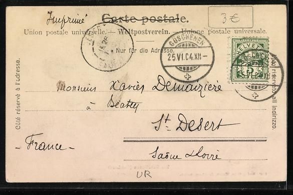 Cartoline postali: Schöllenen, Hospiz an der Gotthardstras – Usato da Berlin venduto da bartko-reher 1