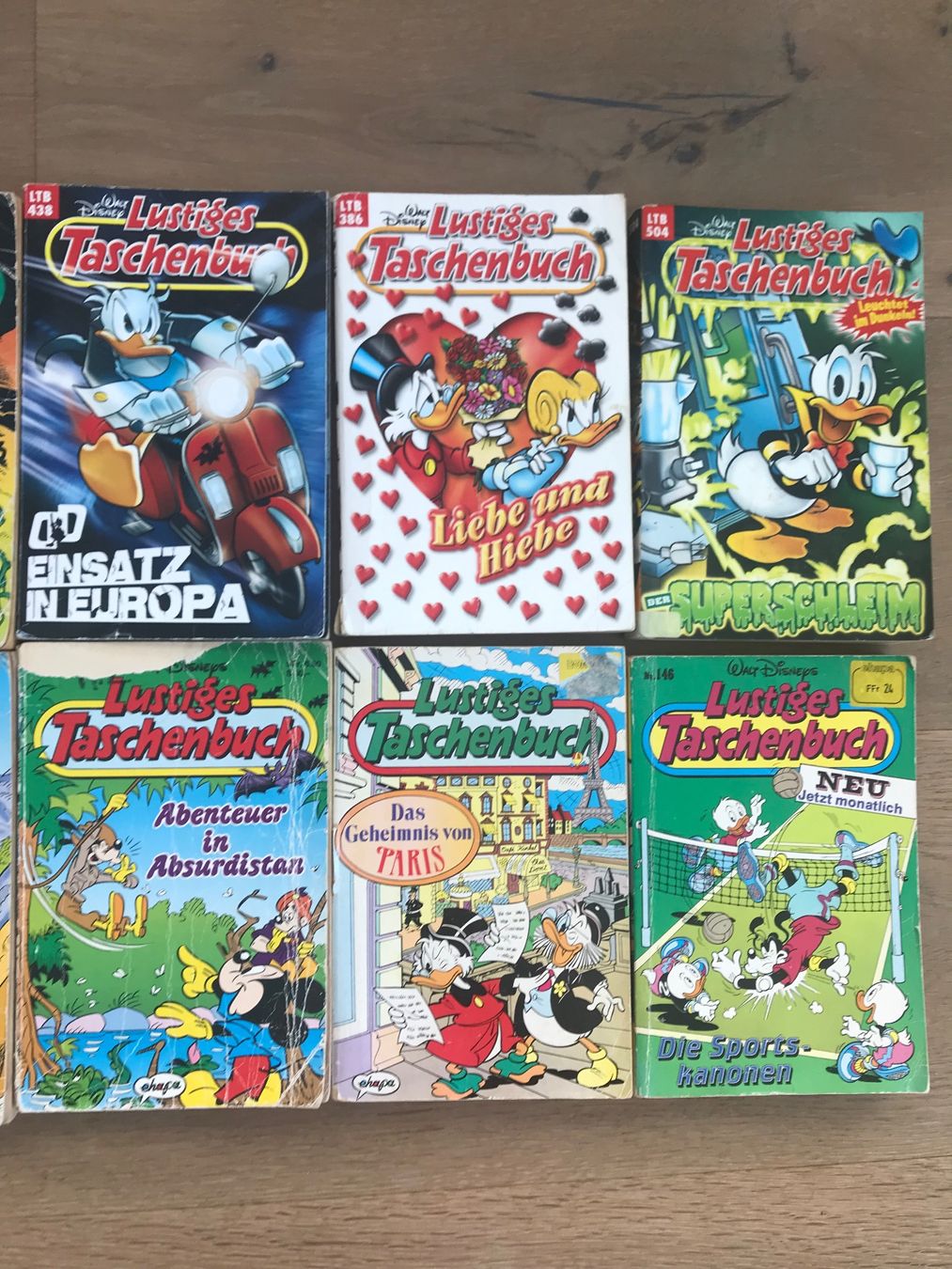 Fumetti: LTB  Lustige Taschenbücher - 10 Bücher – Usato da Affoltern am Albis venduto da variablend 2