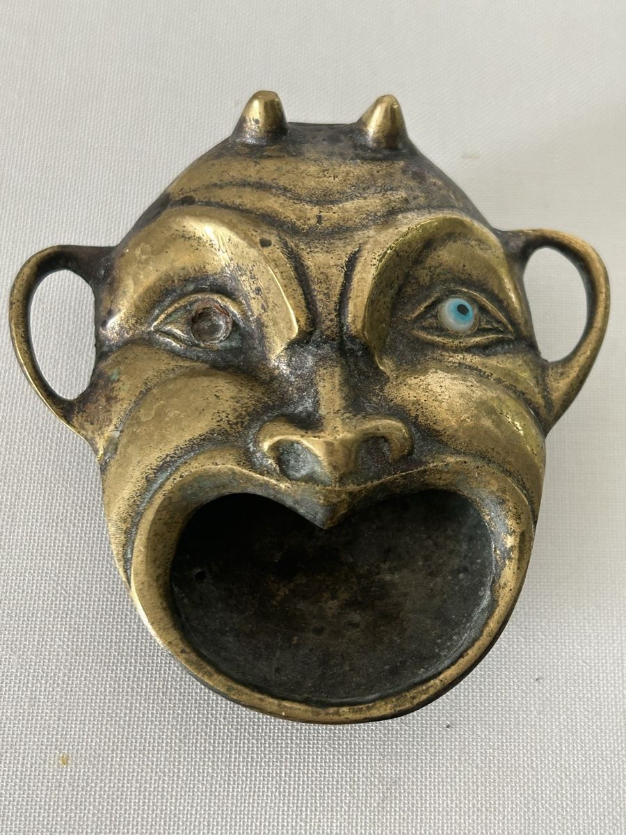 Cendriers: Messing Aschenbecher Teufelskopf Dämon Vintage – D'occasion à Wettingen par Mmccl