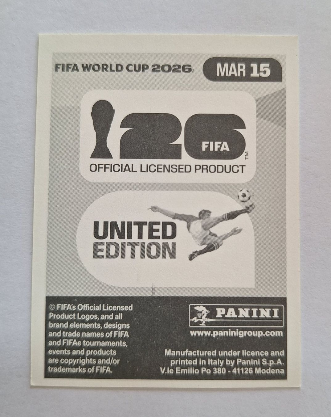 Panini Carte collezionabili: Panini Ismael Saibari MAR 15 – Nuovo (secondo la descrizione) da Romanens venduto da Crocette 1