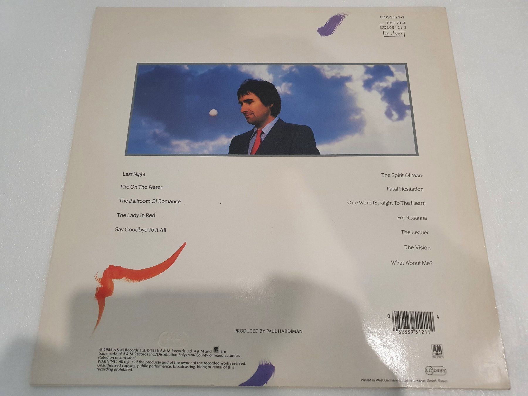 Dischi in vinile: Chris de Burgh – Into The Light – Usato da Uster venduto da Vinyl-Leidenschaft 2