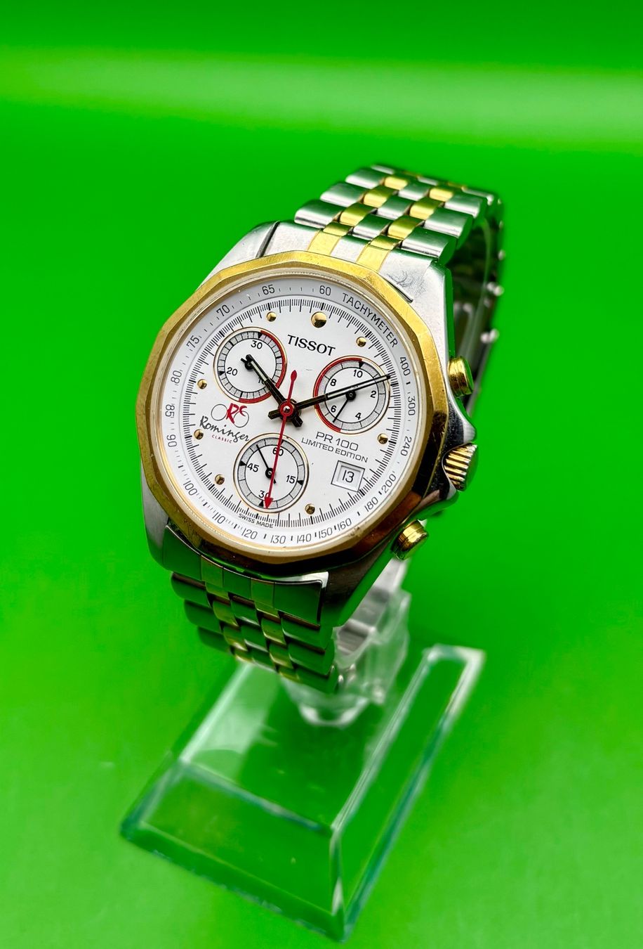 Tissot Orologi: TISSOT PR 100 CHRONOGRAPH ROMINGER CLASSIC – Usato da Rorschach venduto da ZeitWerk.10 1