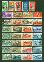 Pro Patria Sammlung auf 2 Seiten (PP957)