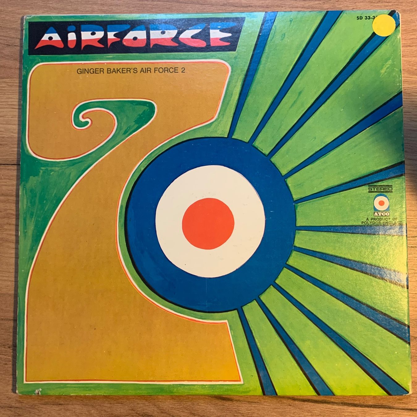 Dischi in vinile: GINGER BAKER'S AIR FORCE - 2...OG US 1970...VG+/VG+ – Usato da Gals venduto da Diskopatshop 1