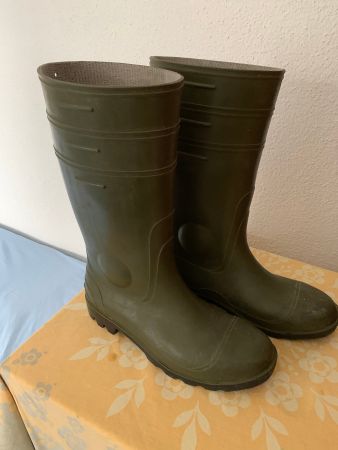 Gummistiefel Gr.45 mit Stahlkappen