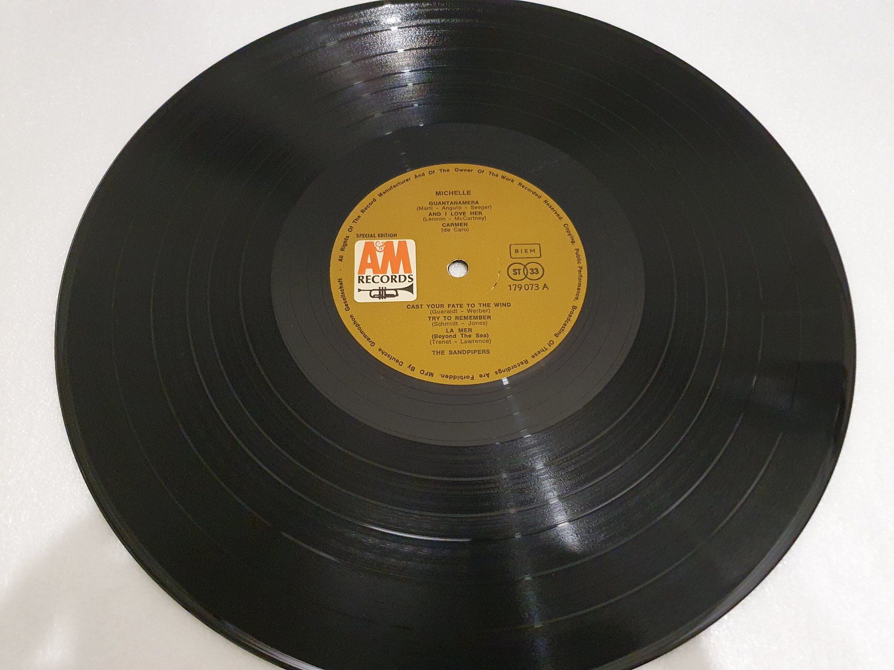 Dischi in vinile: The Sandpipers – Michelle – Usato da Uster venduto da Vinyl-Leidenschaft 2