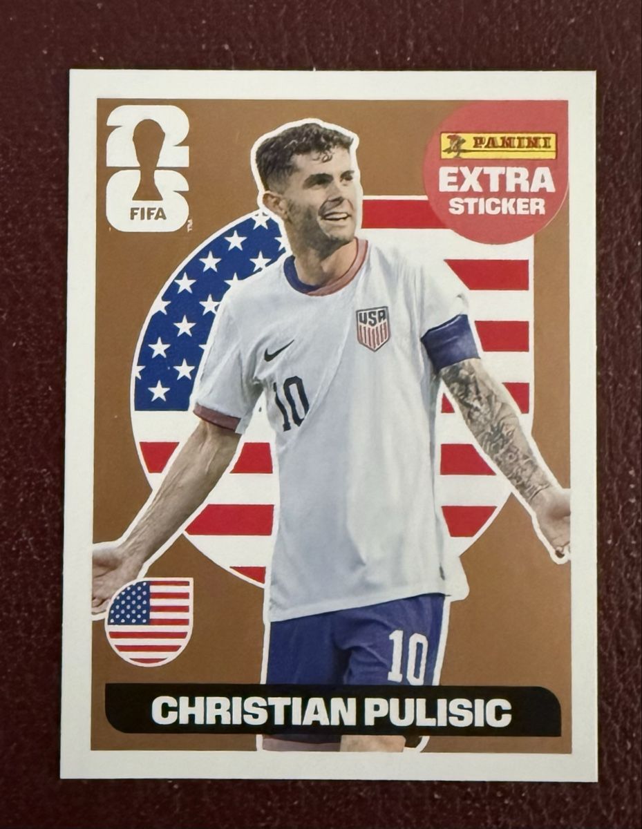 Panini Carte collezionabili: Christian Pulisic Extra Sticker Panini WM 2026 Bronze – Nuovo (secondo la descrizione) da Wolfhausen venduto da lunaire01