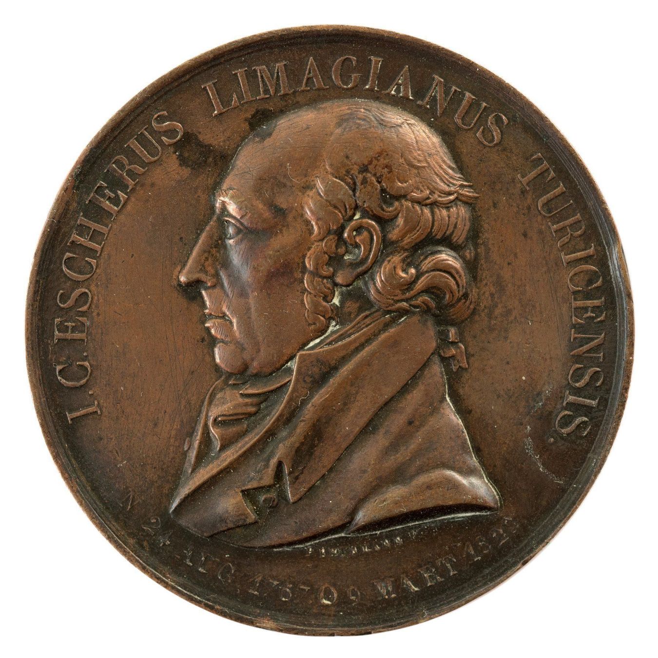 Medaglie: Hans Conrad Escher - 1823 – Usato da Rotkreuz venduto da Swiss-Coins