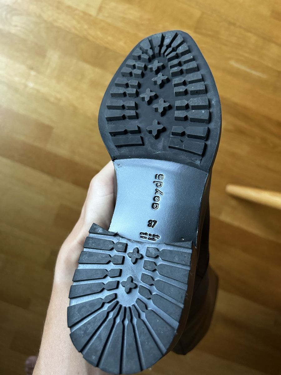 Aeyde Scarpe da donna: Aeyde Stiefel braun Leder Grösse 37 – Nuovo (secondo la descrizione) da Stansstad venduto da Leruac 1