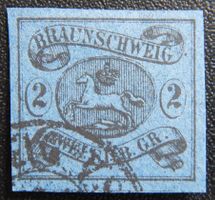 Braunschweig Kat. 7 gest. 1853 Kat. 70 Euro