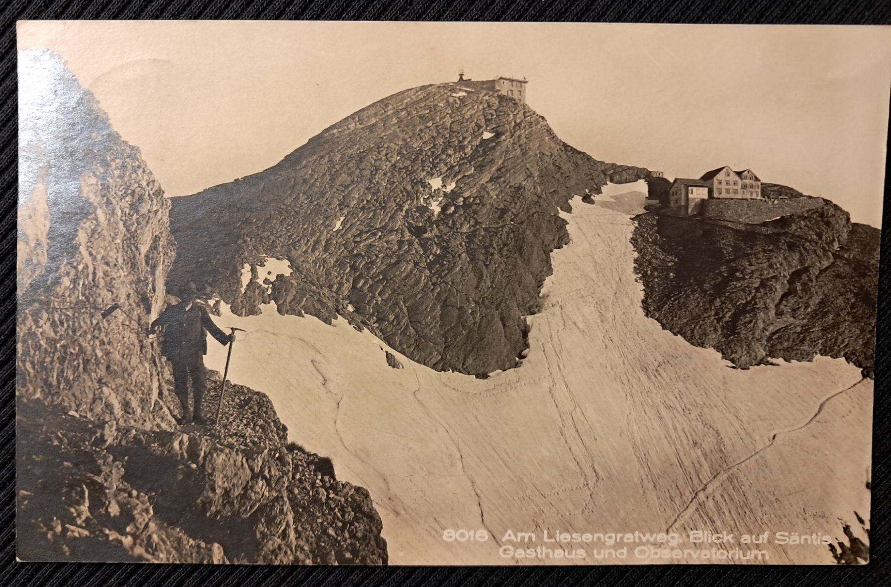 Cartoline postali: AM LIESENGRATWEG 1926 - SANTIS - ANIMIERT – Usato da Ponto Valentino venduto da giorgia06