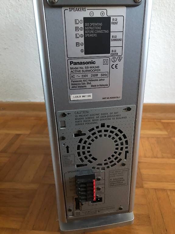 Casse acustiche: Panasonic SUBWOOFER  – Usato da Volketswil venduto da Ahot 2