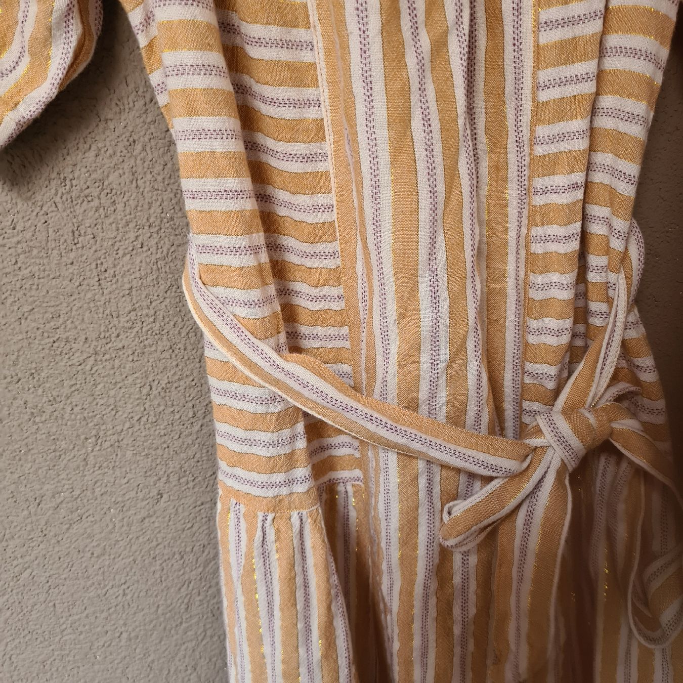 Next Vestiti: Leinenkleid gestreift, Offshoulder, Gr. M beige von Next – Nuovo (secondo la descrizione) da Dübendorf venduto da E2ndway 4