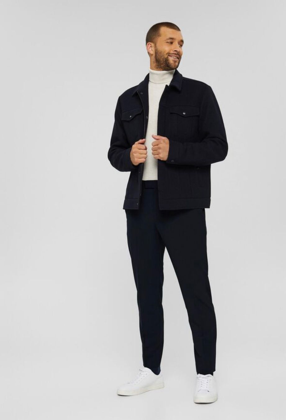 Esprit Pantaloni: Wool: Hose mit Gummibund – Nuovo e nell'imballaggio originale da Wittenbach venduto da bes_k8vr 6