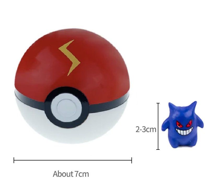 Bälle: Pokemon-Ball mit 24 Pokémon-Figuren – Neu und originalverpackt aus Gurmels von Swisspod 4