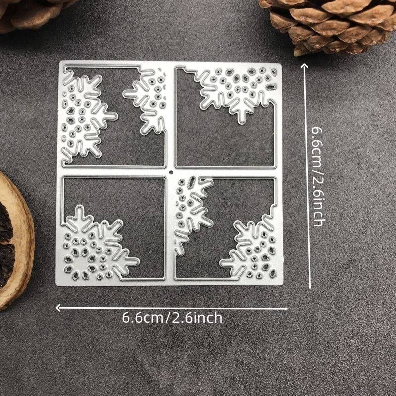 Sciablone: Fenster mit Eisklistalen  - Stanzschablonen – Nuovo e nell'imballaggio originale da Frenkendorf venduto da jazzplatten 1
