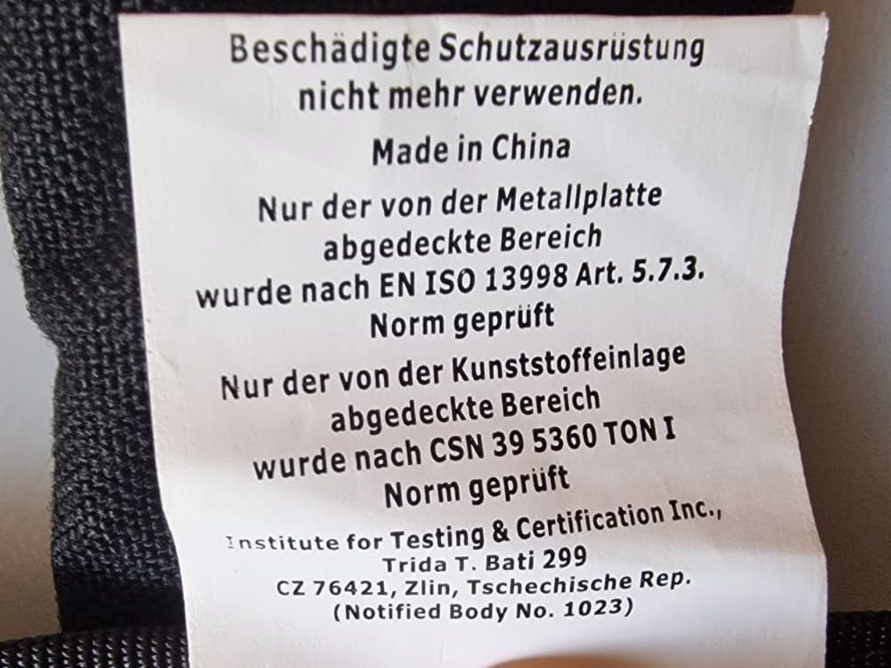 Protezioni & Imbottiture: Stichschutzweste COP®STAB – Usato da Feusisberg venduto da luk_5zkg 6