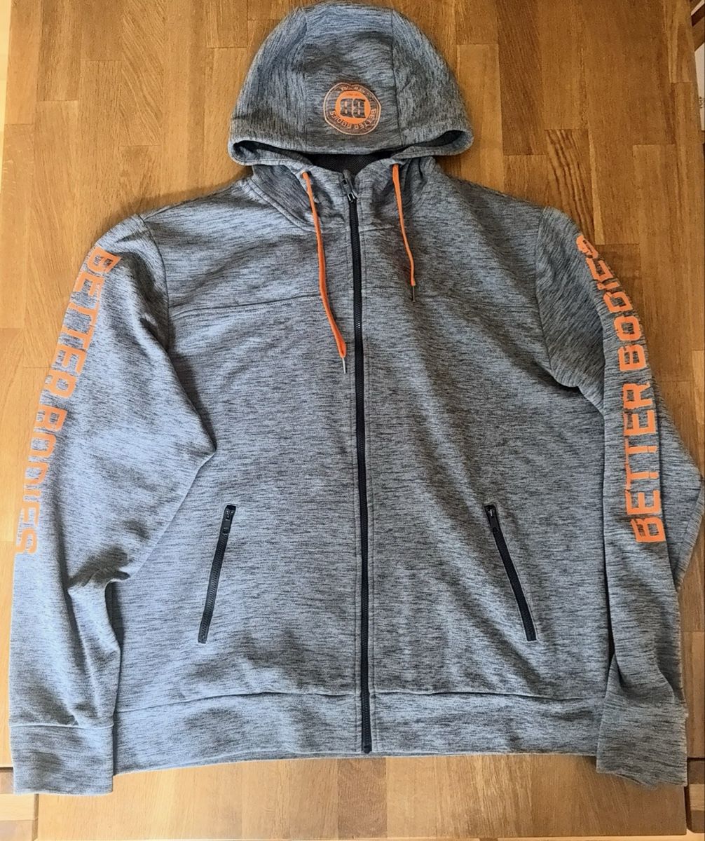 Pullover & Sweatshirts: BETTER BODIES Hoodie Grösse L Grau – Gebraucht aus Allenwinden von Thebadboy