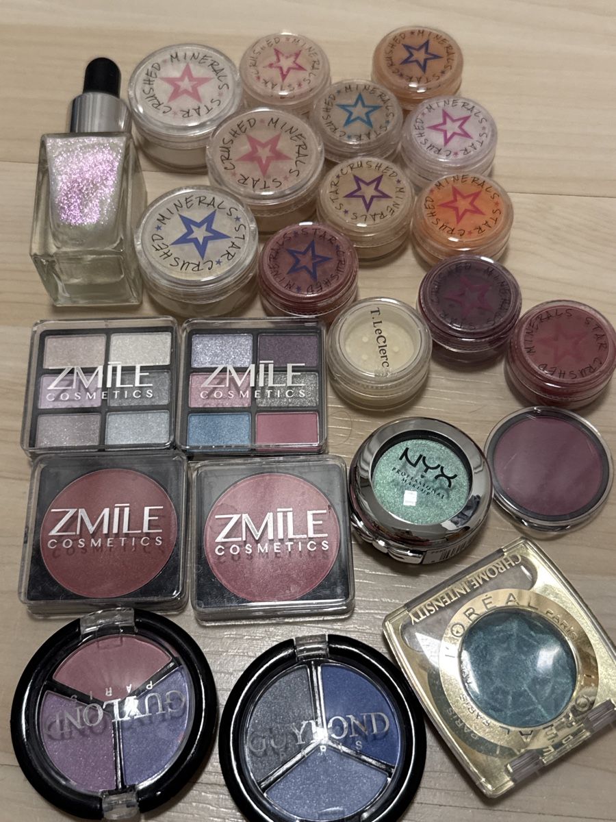 Make-up: Powder Make-up Star Crushed Minerals, Lidschatten & Glitter – Usato da Grenchen venduto da Lucy68