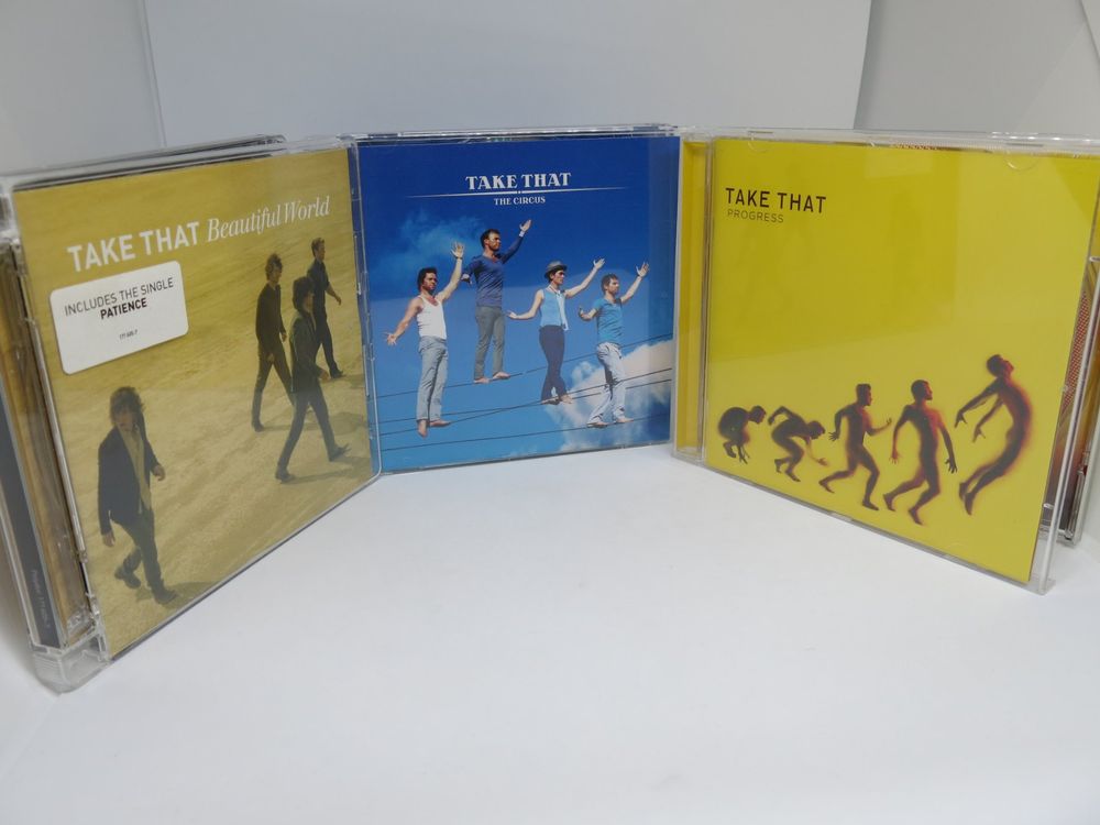 3 CDs Take That: Beautiful World, The Circus, Progress (Gebraucht) in ...