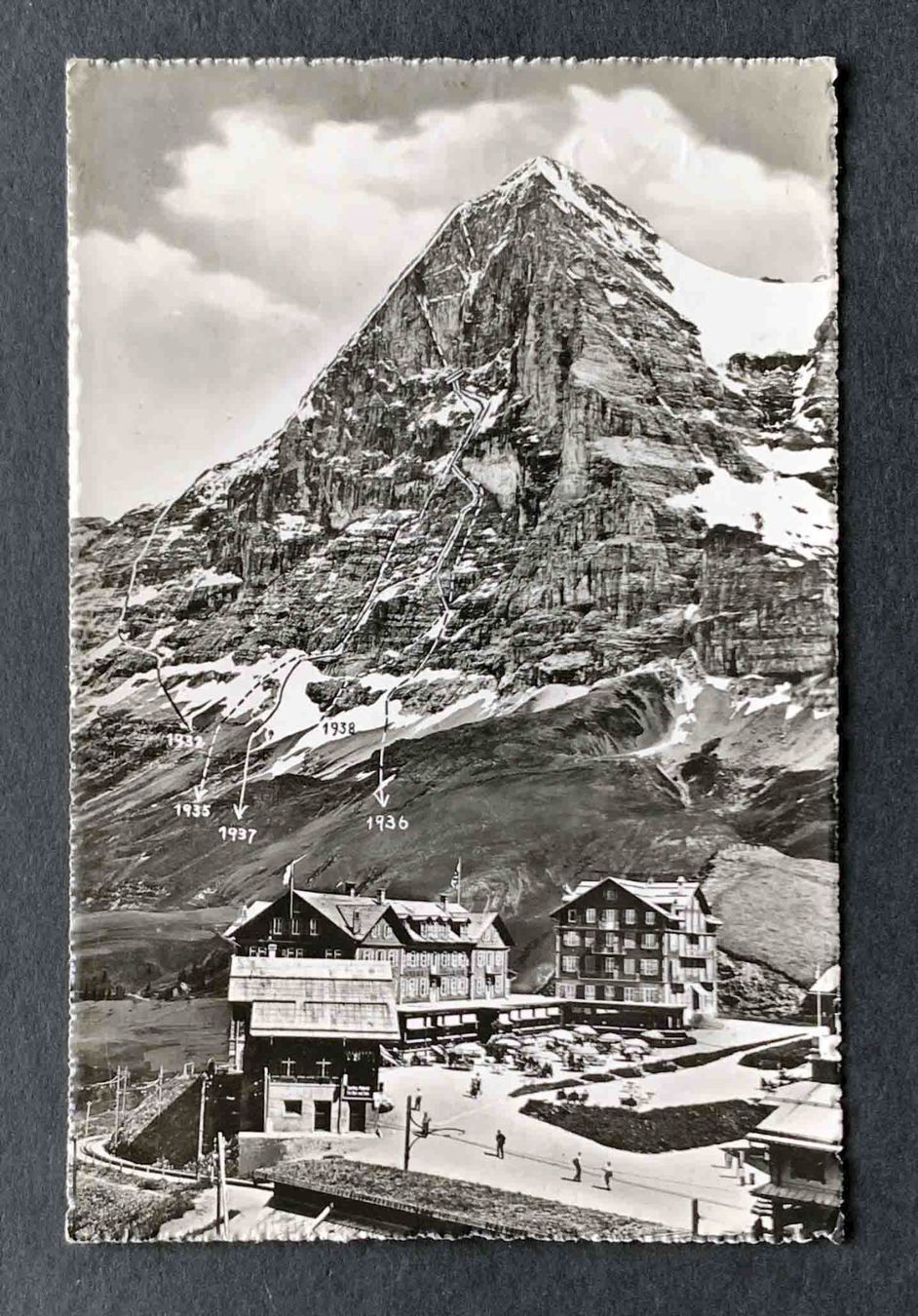 Cartes postales: AK Kl Scheidegg Eiger Nordwand – D'occasion à Goldau par artelier1
