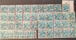 1936 Landschaftsbilder SBK 202 - über 40 Stk. mit 4er Block