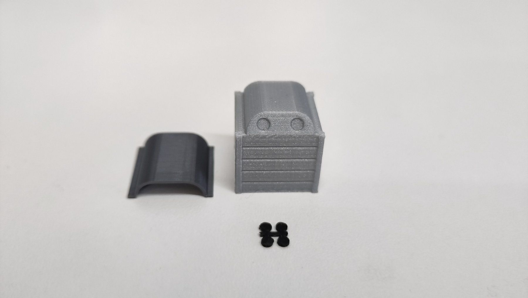 Kit di modellismo & Modellini statici: Altglas Container H0 (3er-Set) [Bausatz] – Nuovo e nell'imballaggio originale da Faulensee venduto da digitalmarc 2