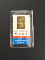 Goldbarren 2.5g Credit Suisse