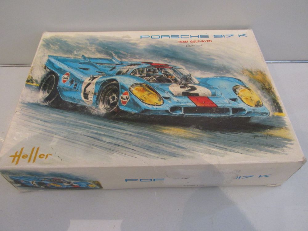 Maquette Heller Porsche 917K Team Gulf-Wyer - 1/24 - Occasion