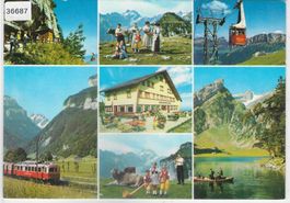 Gruss von Alpstein - Bahn - Luftseilbahn
