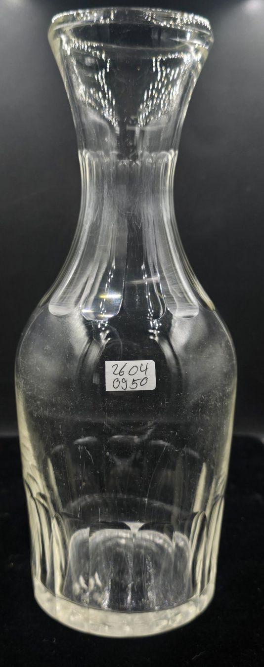 Caraffe: Antike, geschliffene Glaskaraffe mit Eichstrich – Usato da Rorschacherberg venduto da snOOpydOg11 5