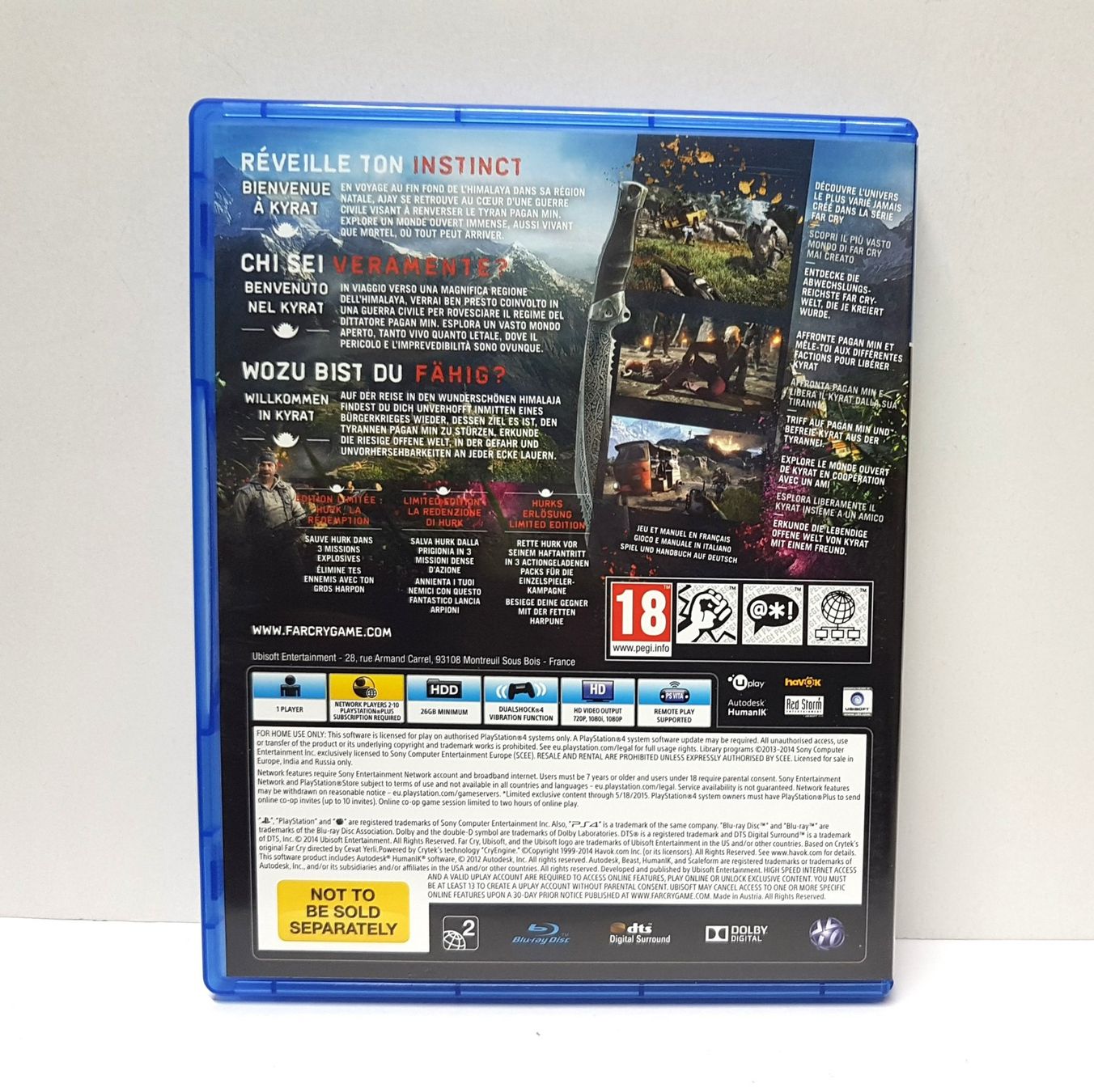 Sony Giochi: Far Cry 4 Limited Edition   PS4 – Usato da Schüpfheim venduto da Games_Spielkonsolen 3
