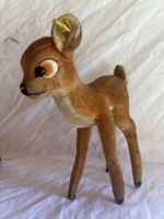 Steiff Reh Stofftier Rehlein mit Knopf Vintage Zustand