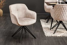STUHL Euphoria Esszimmer Samt drehbar