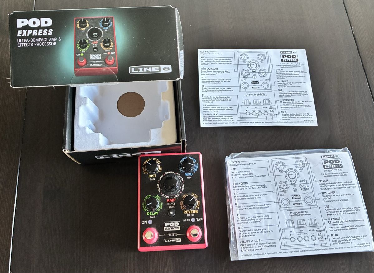 Line 6 Strumenti musicali: POD express Line6 guitar pedal – Nuovo (secondo la descrizione) da Basel venduto da jul_n9sg 4