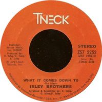 Isley Brothers: What It Comes Down To 7"