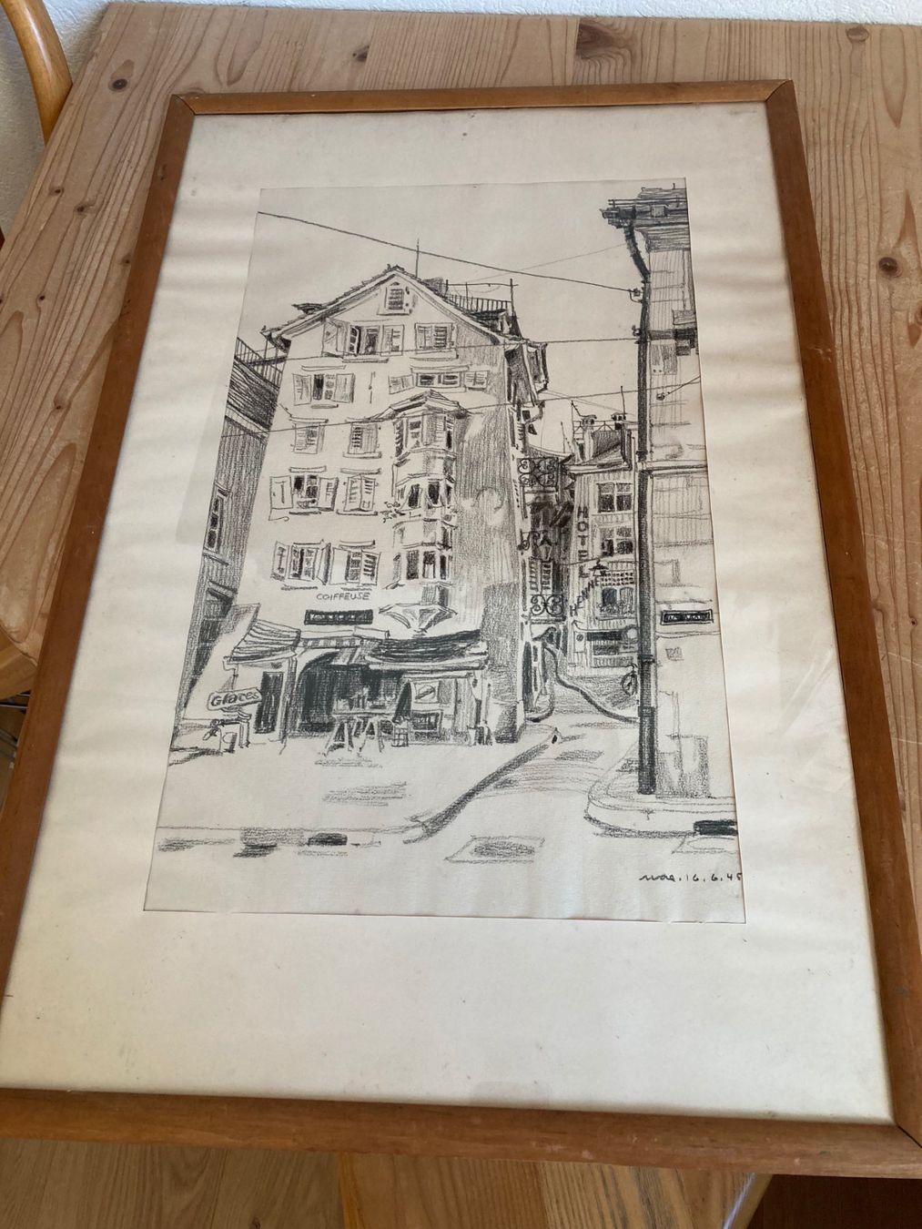 Poster & Bilder: Urs Aerni originales Bild 1945 – Gebraucht aus Würenlos von cba_b9kw