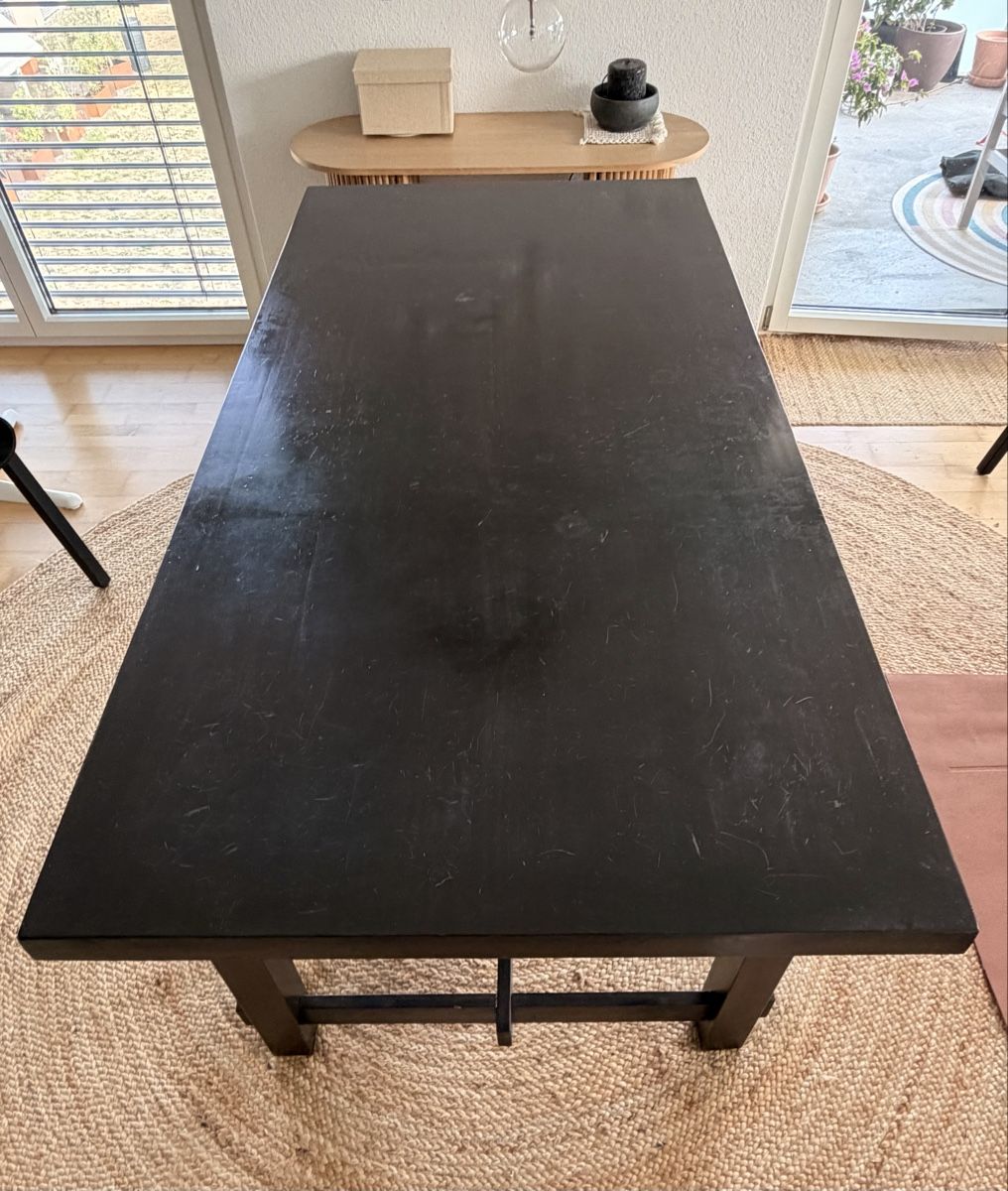 Tische: Esstisch dunkles Holz 90x180x78cm – Gebraucht aus Kreuzlingen von fab_9x8z 2